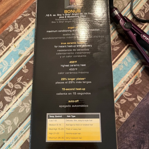 Ceramic iron one time was used for hair - Picture 3 of 6